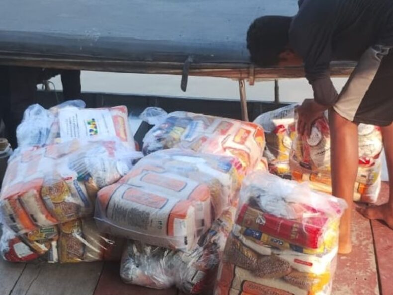 CIDADE/Operação ESTIAGEM: Mais de 13 toneladas de alimentos foram destinadas aos indígenas do município de Careiro da Várzea