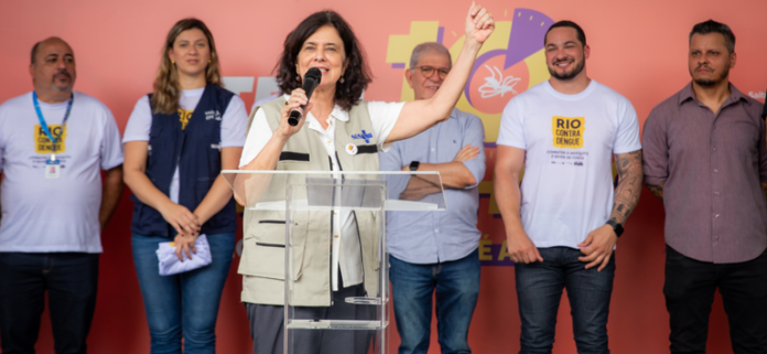 Ministra Nizia dia D contra dengue