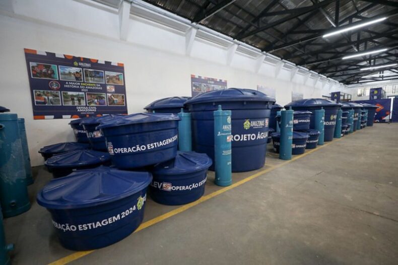 GERAL/ESTIAGEM: Governo enviou 4.732 caixas d’água para o interior do Amazonas