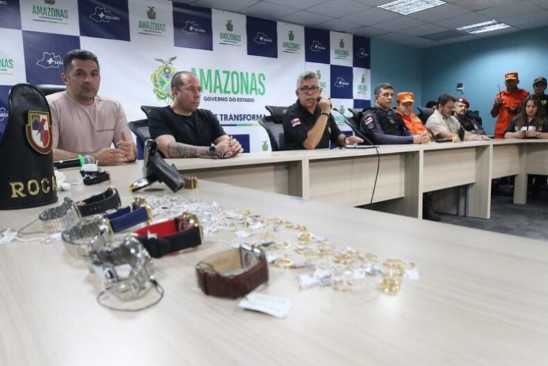 GERAL/Polícia do AMAZONAS prende em flagrante envolvido em assalto à centro de compras na zona centro-sul de Manaus