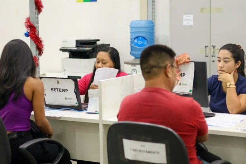 GERAL/SINE AMAZONAS divulga 97 vagas de emprego para esta quinta-feira(26)