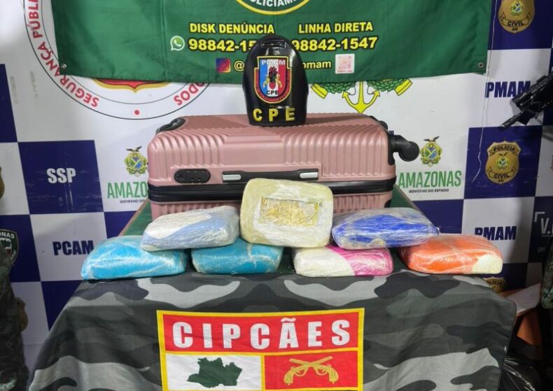 GERAL/Polícia Militar AM encontra DROGAS em bombas d’água, malas e em coletes de salva-vidas, em Coari