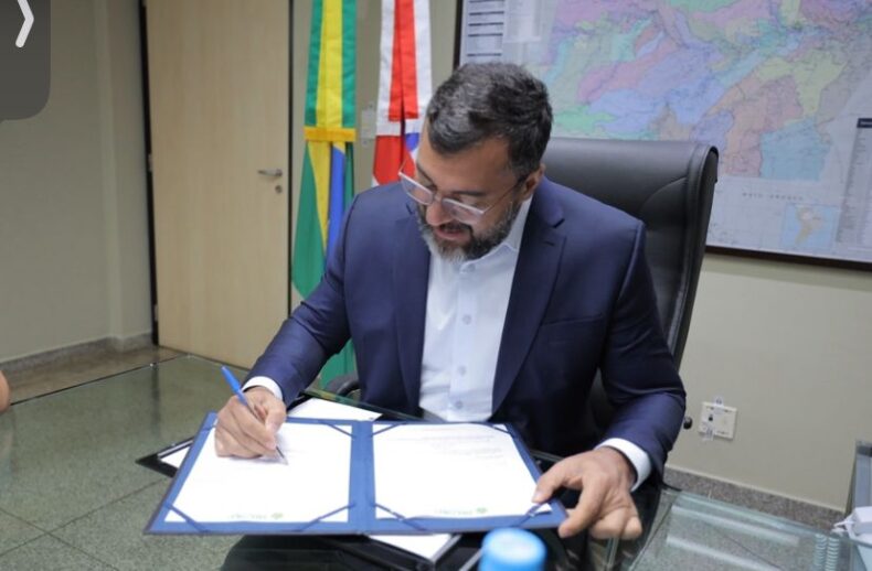 GERAL/Governador do AM sanciona lei que institui novo modelo de regionalização do SANEAMENTO BÁSICO básico para o interior