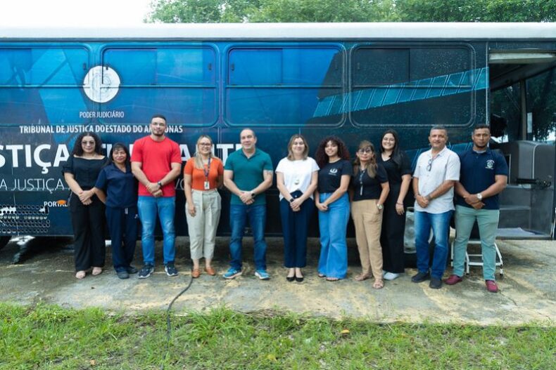 GERAL/JUSTIÇA ITINERANTE do TJAM inicia temporada de atendimentos de 2025 pelo bairro Alvorada 1