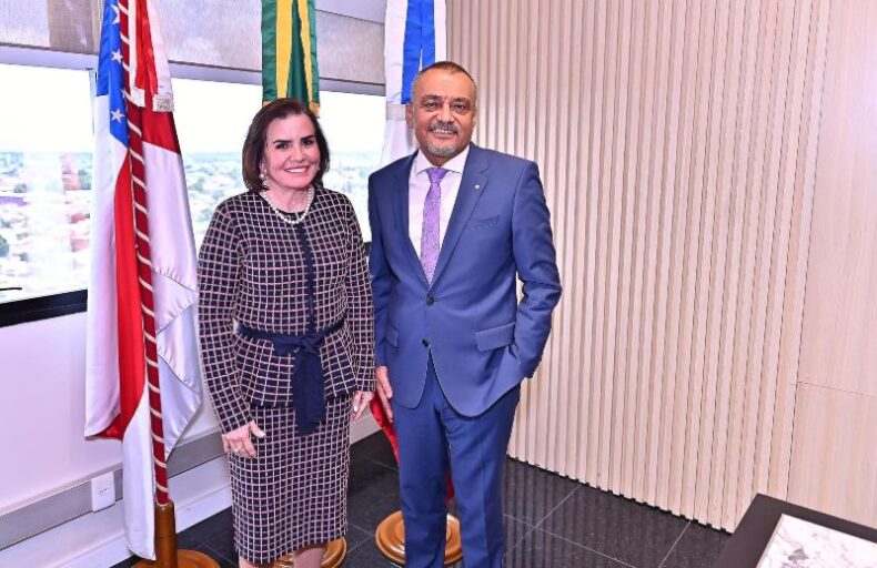 GERAL/Presidente do TCE-AM reforça parceria com o TJAM em visita ao novo presidente da Corte