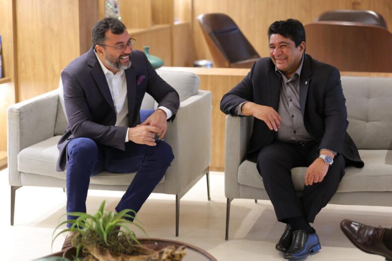 ESPORTE/Governador Wilson Lima reúne com presidente da CBF e tratativas para o Amazonas receber jogos da Copa do Mundo Feminina avançam