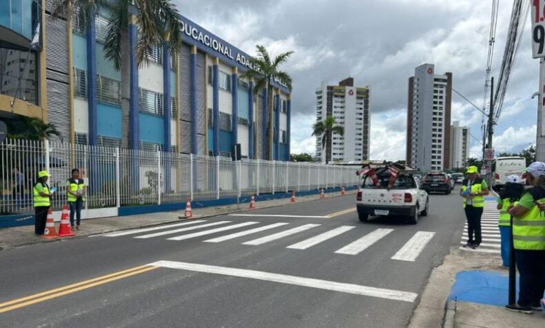 CIDADE/IMMU reforça SEGURANÇA VIÁRIA na volta às aulas com operação educativa
