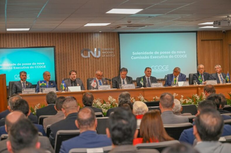 JUSTIÇA/DESEMBARGADOR JOMAR FERNANDES conclui mandato no CCOGE e dá posse à nova gestão do colegiado Foto: Chico Batata