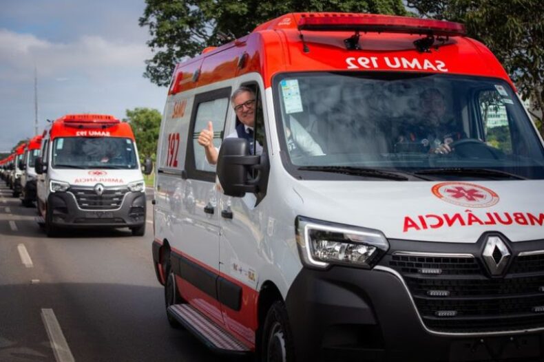 SAÚDE/SAMU EM EXPANSÃO/Governo Federal entrega mais 156 novas ambulâncias para 114 municípios