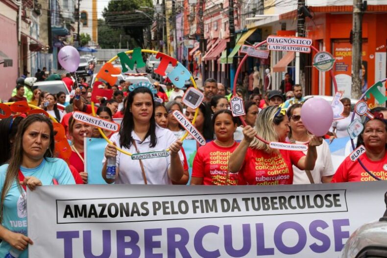 GERAL/Caminhada pelo COMBATE à TUBERCULOSE alerta para a importância de prevenção, cura e eliminação da doença