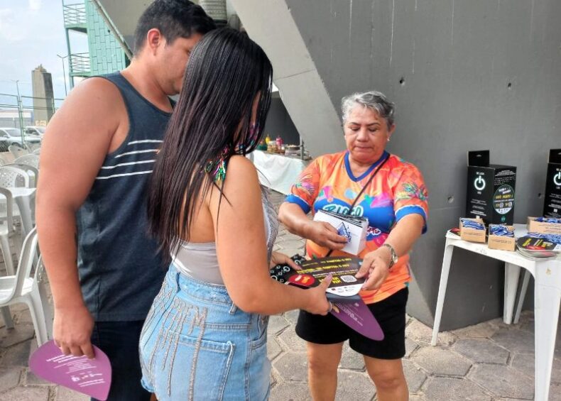 GERAL/FVS-RCP reforça prevenção ao HIV e outras IST, alcançando 2,2 mil pessoas com distribuição de insumos e educação em saúde