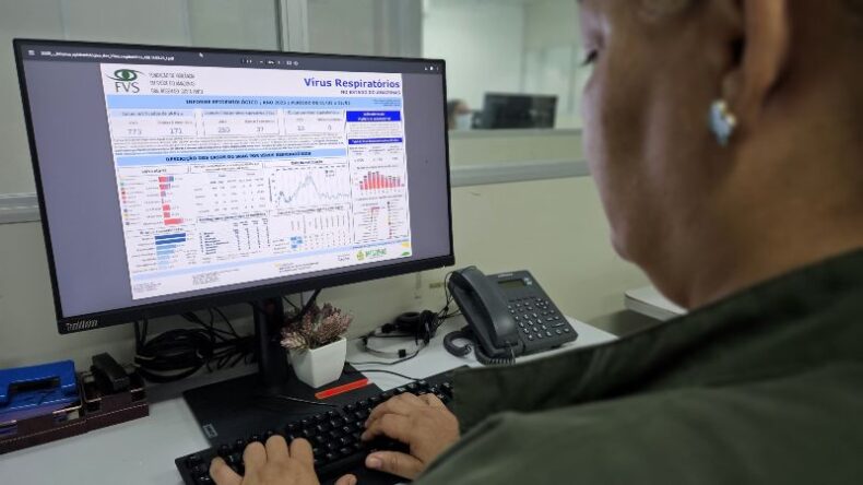 SAÚDE/FVS-RCP atualiza informe de VÍRUS RESPIRATÓRIOS no Amazonas