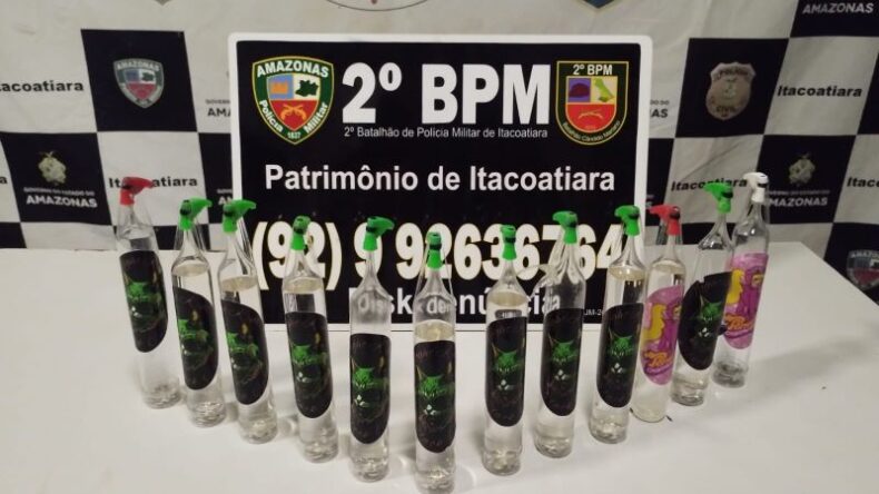 GERAL/POLÍCIA MILITAR do AMAZONAS prende taxista transportando droga líquida para ITACOATIARAiara