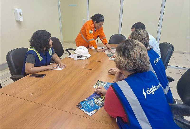 GERAL/CIGÁS realiza ações de sensibilização com comunidades e empresas