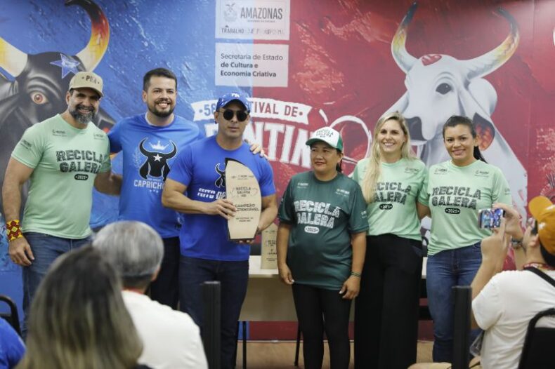 CULTURA/Festival de Parintins 2025: CAPRICHOSO leva título de Campeão Sustentável 2025 com 706,9kg quilos de resíduos reciclados