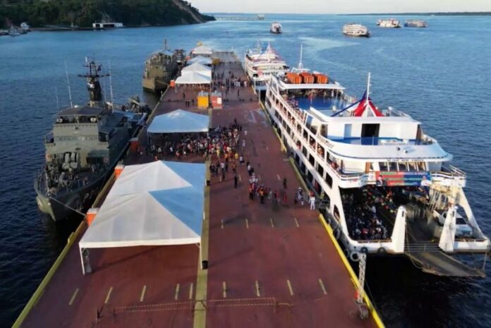 Todas as embarcações que saírem do Porto de Manaus devem ser inspecionadas na Chapa Quente-080