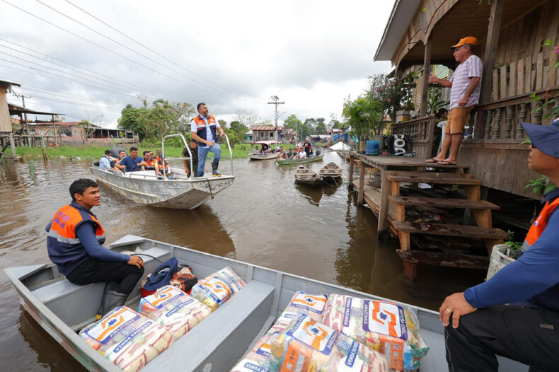Cheia deste ano já colocou 42 municípios em Situação de Emergência. Foto Antonio Lima Secom