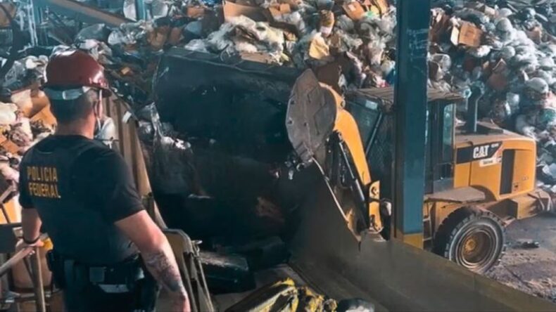 CIDADE/PF incinera mais de 3,5t de drogas no Amazonas, além de documentos, acetona e ácido