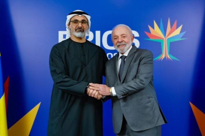 RELAÇÕES EXTERIORES/LULA aborda investimentos e mudança do clima com príncipe herdeiro de Abu Dhabi