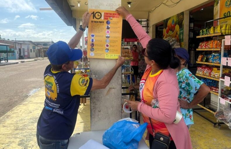 SAÚDE/Amazonas registra REDUÇÃO 43,2% nos casos de DENGUE