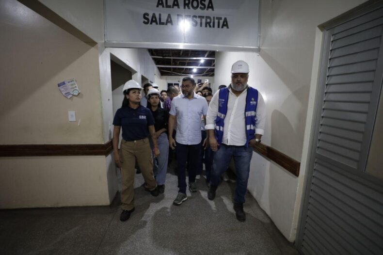 SAÚDE/No AMAZONAS, Governador do Estado assina ordem de serviço para ampliação do hospital e anuncia novas obras no setor viário de RIO PRETO da EVA