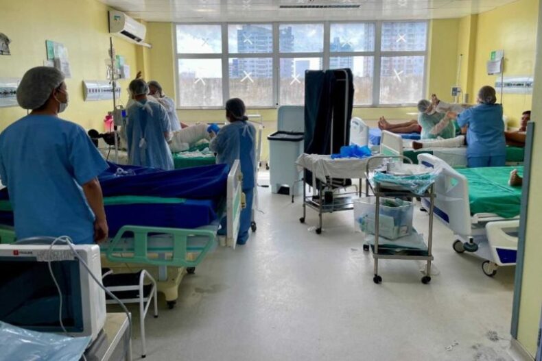 CIDADE/INCÊNDIO em FÁBRICA: vítima segue internada no HPS 28 de Agosto