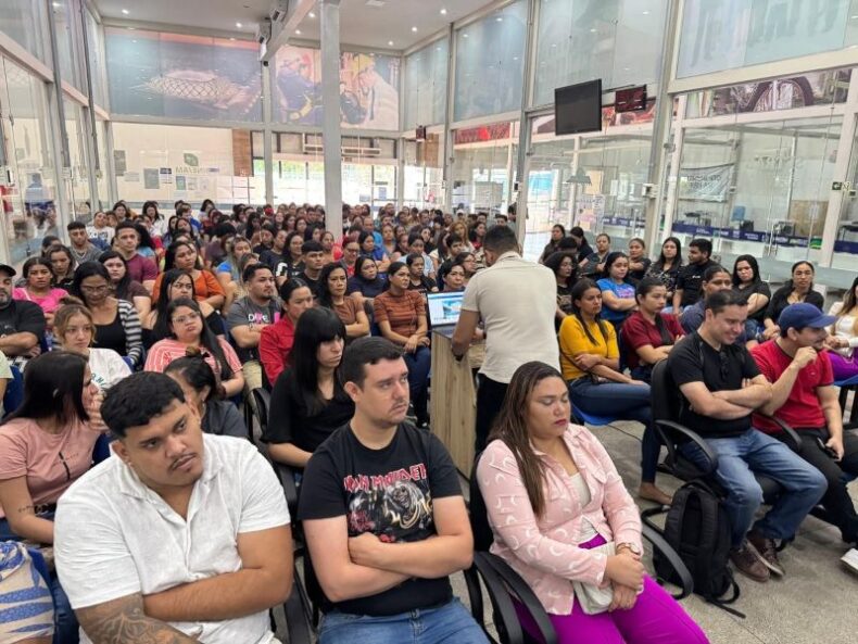 GERAL/SINE AMAZONAS acompanha integração de 150 novos contratados em empresa do DISTRITO INDUSTRIAL