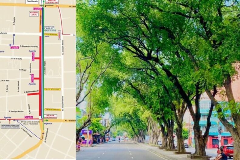 TRÂNSITO/Divulgado o esquema de trânsito para ‘FAIXA LIBERADA’ na avenida Getúlio Vargas neste domingo (24)