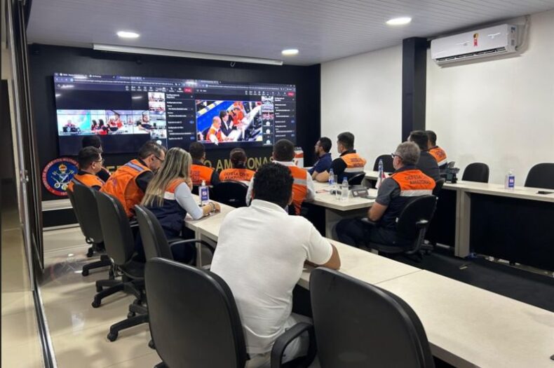 AMAZONAS/DEFESA CIVIL lança sistema de alertas por celular no Amazonas com simulação, neste sábado(20)