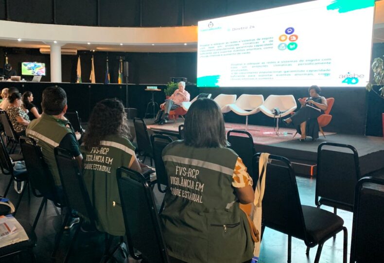 GERAL/FVS-RCP fortalece integração entre saúde e saneamento, em seminário Pré-COP30