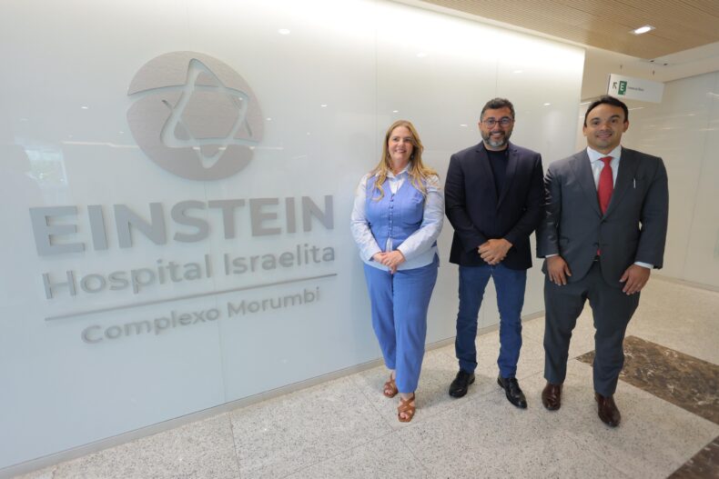 SAÚDE/Governador Wilson Lima(AM) apresenta avanços da saúde do Amazonas em reunião no Einstein Hospital Israelita