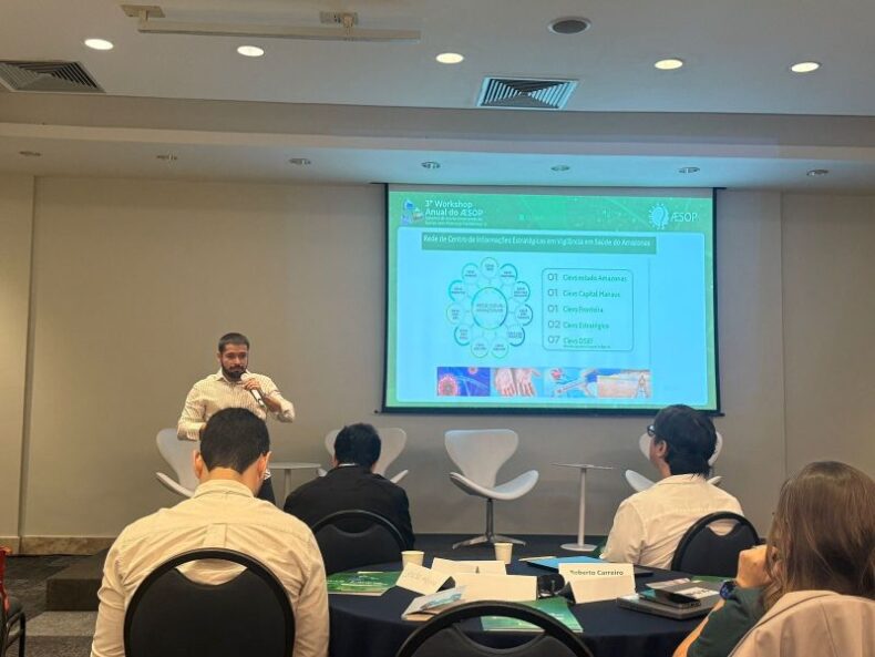 GERAL/FVS-RCP compartilha experiência do Amazonas com o sistema Aesop durante workshop nacional, em Salvador