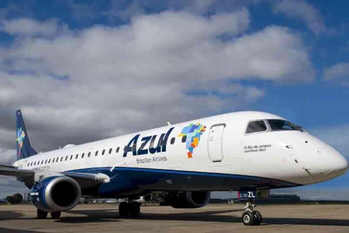 Nenhum passageiro ficou ferido Foto Divulgação Azul-090
