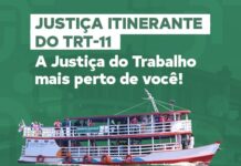 GERAL/Justiça Itinerante do TRT-11 vai atender moradores do interior do Amazonas e Roraima em dezembro