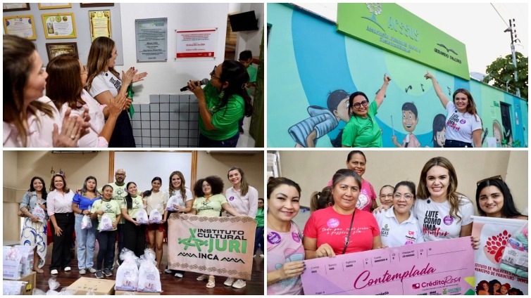 Deputada Alessandra e vereadora Márcia Baranda - agenda 5 nov 2025 - montagem 1 - fotos Miguel Almeida