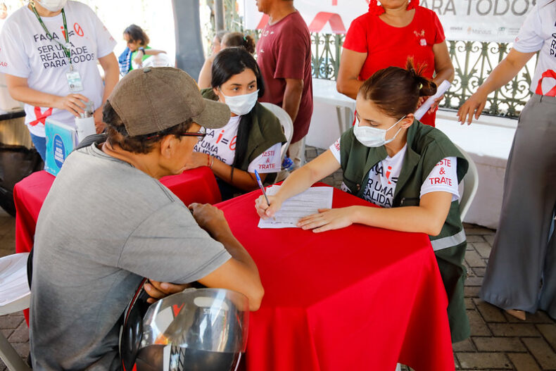 SES-AM inicia Dezembro Vermelho com Ações de Testagem e Distribuição de Insumos, no Centro de ManausFoto AntônioLima (3) (1)