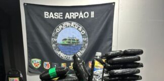SEGURANÇA/BASE ARPÃO II apreende óleo de maconha e mais de 35 kg de drogas em embarcação no Amazonas