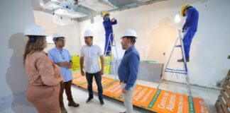 SAÚDE/Governador Wilson Lima vistoria obras da POLICLÍNICA e do Hospital-Dia do Complexo HOSPITALAR SUL, que ultrapassam 80% de execução