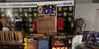 SEGURANÇA/FORÇAS de SEGURANÇA realizam a prisão de cerca de 40 pessoas e apreensão de adolescentes por apologia ao crime durante queima de fogos