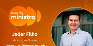 BRASIL/BOM DIA, MINISTRO/JADER FILHO apresenta balanço do Minha Casa, Minha Vida no “Bom Dia, Ministro” desta terça (24/02)