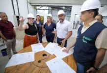 SAÚDE/Governador Wilson Lima vistoria obras da PRIMEIRA ESCOLA de Saúde PÚBLICA do Amazonas