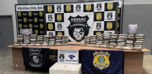 DROGAS/PC-AM intercepta 150 quilos de maconha que seriam enviados ao Pará em semirreboque