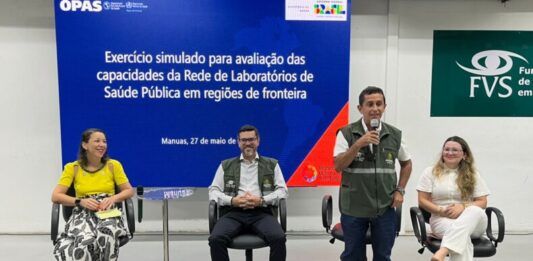SAÚDE/SIMULADO fortalece resposta LABORATORIAL em áreas de fronteira da Amazônia