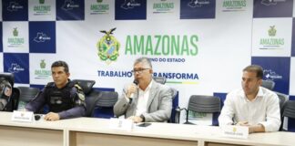 GERAL/FORÇAS de SEGURANÇA apresentam prisões de envolvidos em caso de empresário morto na zona leste de Manaus